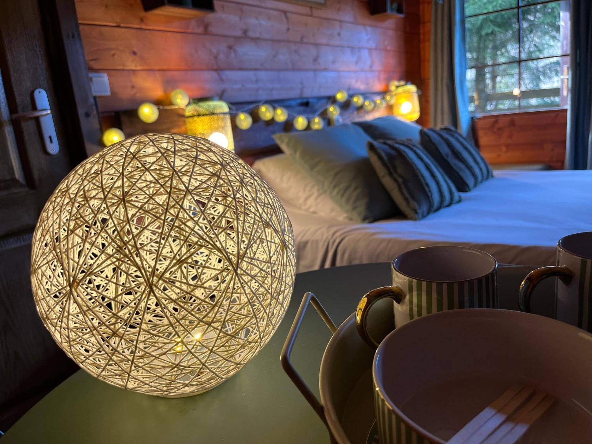 "Le Maloya" Chalets Independants -Chambre Balneo - Relais Motards Lacaune Eksteriør bilde